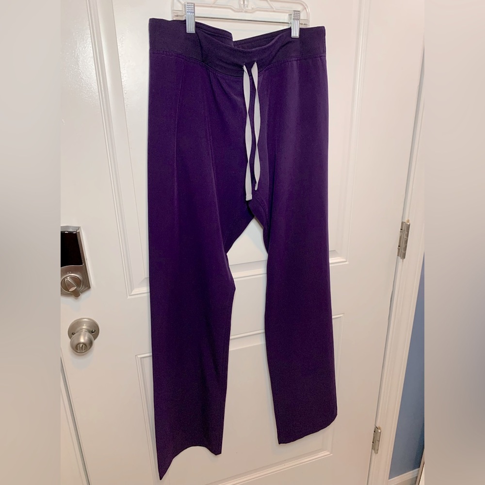 Figs Purple Livingston Pants Med Tall